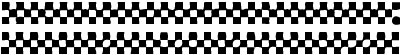 Checkered Strips 10 Sticker