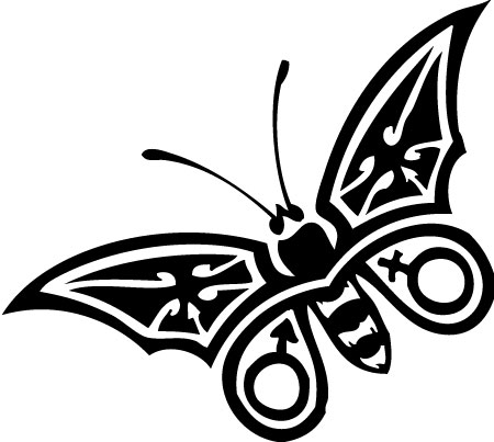 Butterfly 5 Sticker