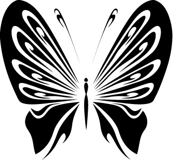 Butterfly 65 Sticker