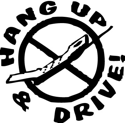 Hang up an Drive Sticker