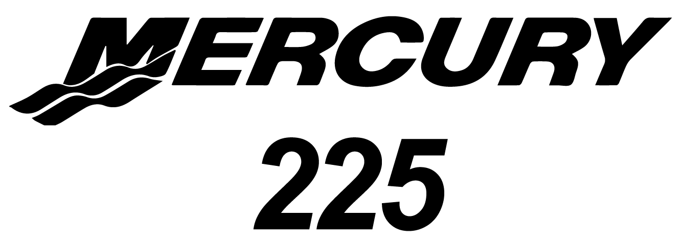 Mercury 225 Outboard Stickers