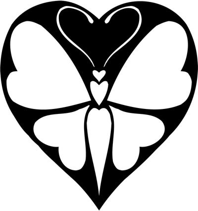 Tribal Butterfly Sticker 11