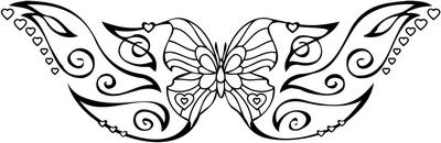 Butterfly Heart Sticker 6