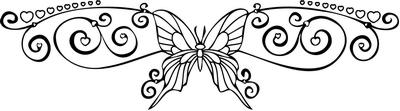 Butterfly Heart Sticker 7