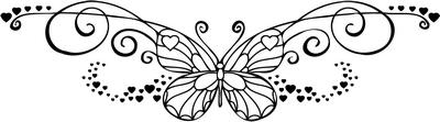 Butterfly Heart Sticker 8