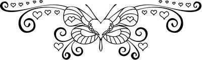 Butterfly Heart Sticker 13