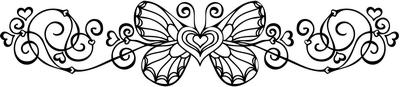 Butterfly Heart Sticker 16