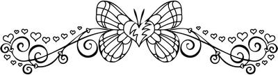 Butterfly Heart Sticker 17