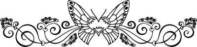 Butterfly Heart Sticker 33
