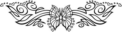 Butterfly Heart Sticker 44