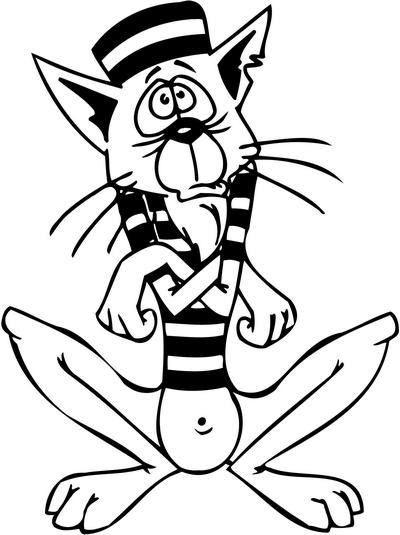 Cartoon Cat Sticker 4