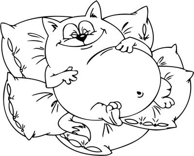 Cartoon Cat Sticker 62