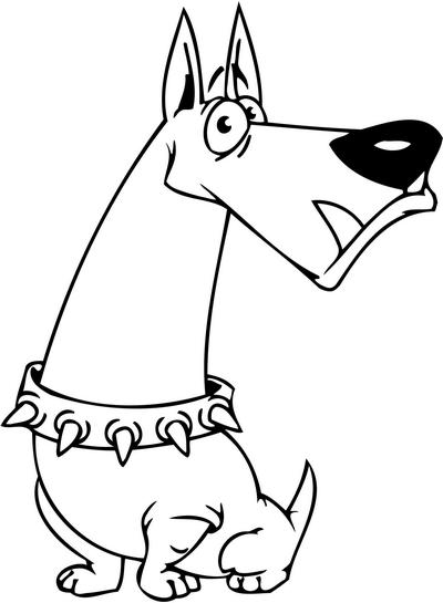 Cartoon Dog Sticker 22