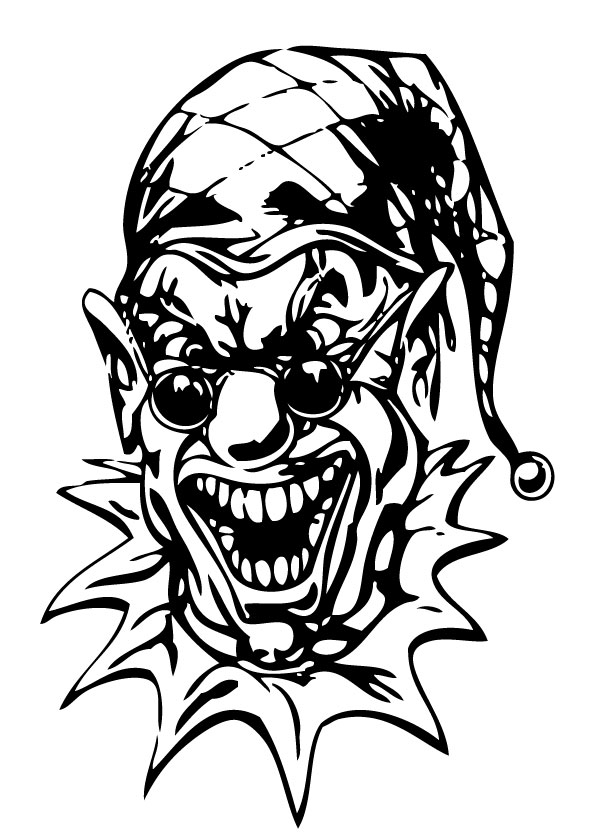 Clown 24 Sticker