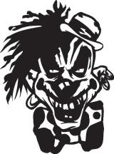 Clown Sticker 23