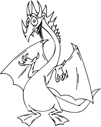 Funny Dragon Sticker 2