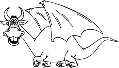 Funny Dragon Sticker 13
