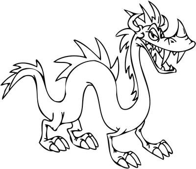 Funny Dragon Sticker 28