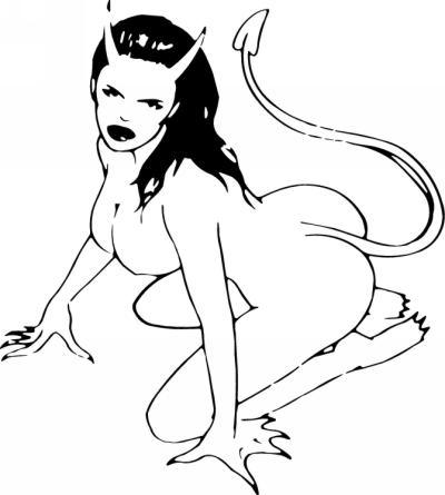 She Devil Sticker 45