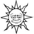 Sun Stickers