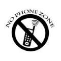 No Phone Zone Stickers