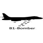 B1, Bomber Sticker