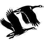 Flying Geese Sticker