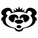 Panda Bear Head Sticker