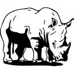 Rhino Sticker