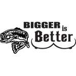 Bass Bigger is Better Sticker