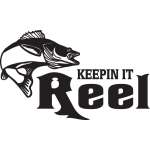 Keepin It Reel Bass Sticker