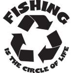 Fishing is the Circle of Life Sticker