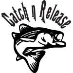 Catch n Release Bass Sticker 2