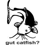 Gut Catfish Sticker