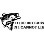 I like Big Bass n I Cannot Lie Sticker 2