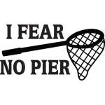 I Fear No Pier Sticker