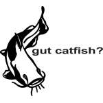 Gut Catfish Sticker 3