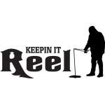 Keepin it Reel Ice Fishing Sticker