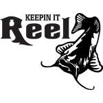 Keepin it Reel Catfish Sticker 2