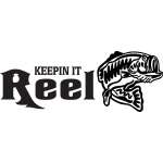 Keepin it Reel Bass Sticker 2