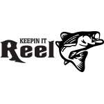 Keepin It Reel Bass Sticker 3