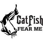 Catfish Fear Me Sticker 2