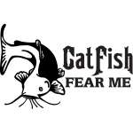 Catfish Fear Me Sticker 3