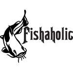 Fishaholic Catfish Sticker