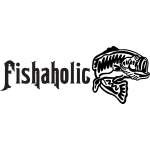 Fishaholic Bass Sticker 2