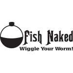 Fish Naked Wiggle Your Worm Sticker