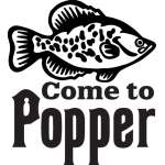 Come to Popper Crappie Sticker