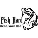 Fish Hard Bend Your Rod Catfish Sticker