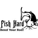 Fish Hard Bend Your Rod Catfish Sticker 2