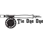 Tie One One Fly Fishing Sticker